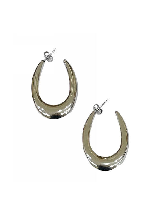 Tatu Moyo Earrings Hoops made of Steel