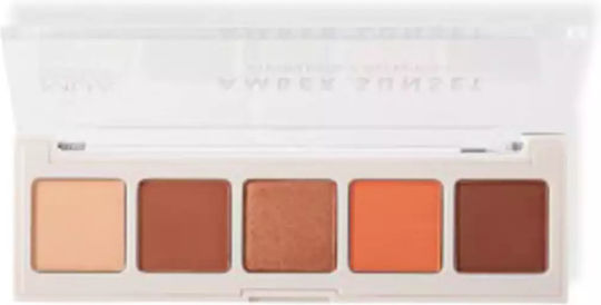 MUA Παλέτα με Σκιές Ματιών Matte σε Στερεή Μορφή Amber Sunset 3.8gr