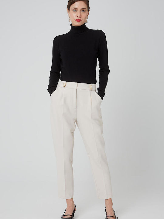 Bill Cost Women's Fabric Trousers VANILLA