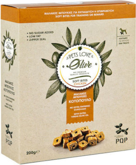 PQP Olive Dog Treat with Chicken 200gr