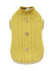 Croci Knitted Sweater Dog Shirt in Yellow color 50cm.