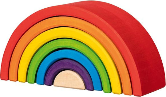 Goki Stapelspielzeug Regenbogen aus Holz