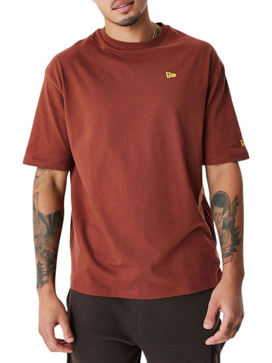 New Era T-shirt Καφέ