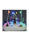 Lianos Christmas Decorative Village with Music and Movement 20x15x12cm. 12pcs