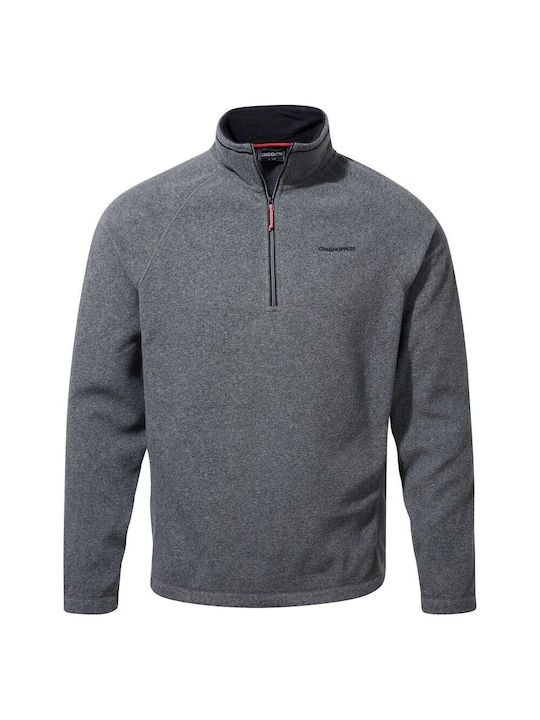 Craghoppers Corey VI Half Men's Long Sleeve Sweater with Zipper Gray