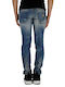 Cover Biker Men's Jeans Pants Elastic with Skinny Fit Blue