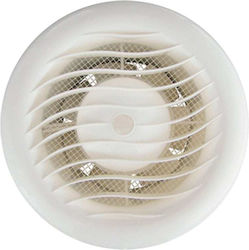 Mmotors Wall-mounted Ventilator Bathroom 120mm White