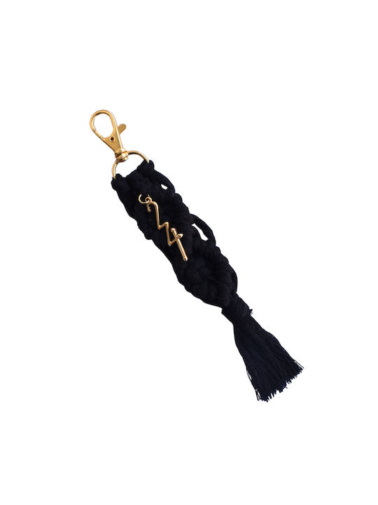 Philio Handmade Keychain Charm Black