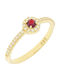 Velegrakis Einzelstein aus Gold 14K