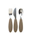 Bibs Baby Cutlery Set made of Metal for 12+ mon...