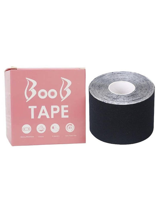 Mybeautybox Boob Tape 5cm x 5m Autocolant Negru Sutien