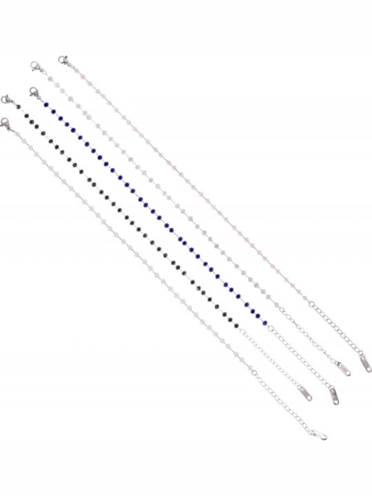 Ro-Ro Accessories Grey Steel Anklet