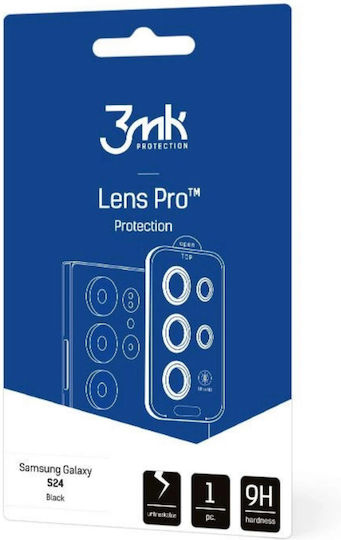 3MK Lens Protection Pro Camera Protection Tempered Glass Black for the Galaxy S24+