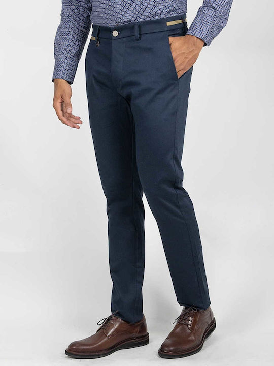 Vittorio Artist Men's Trousers Chino Blue
