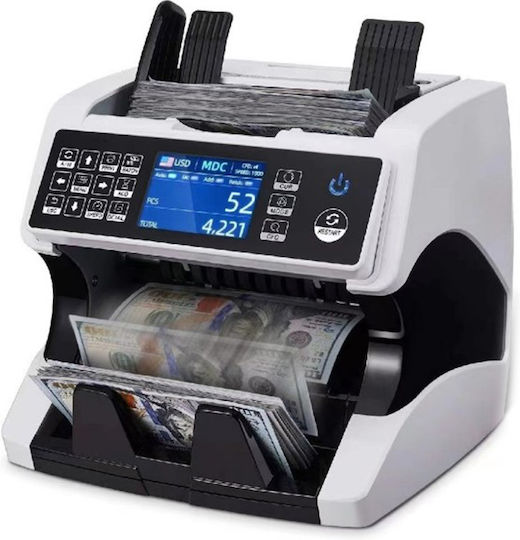 Money Counter for Bills Mixed Count with Speed 900/min and Detection of Counterfeit Banknotes