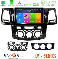 Bizzar Lv Series Ηχοσύστημα Αυτοκινήτου για Toyota Hilux 2007-2011 με A/C (Bluetooth/USB/WiFi/GPS/Android-Auto) με Οθόνη Αφής 9"