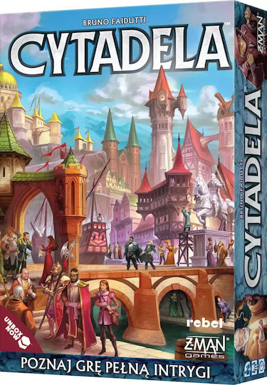 Board Game Citadels (pl) for 2-8 Players 12+ Years Old (PL) Rebel Games