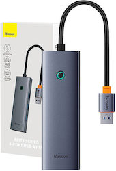 Baseus Ultrajoy Hub 4 Θυρών USB 3.0 με σύνδεση ...