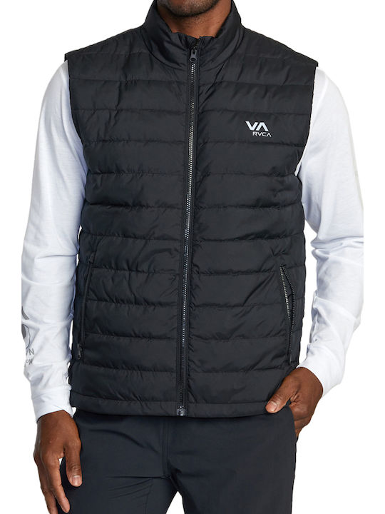 RVCA Fără mâneci Geacă pentru bărbați Puffer Black