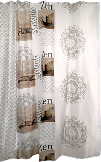 Ionion Ionion Zen Shower Curtain Fabric 180x180cm Ionion Zen Fabric
