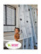 Kidslife Fabric Shower Curtain 180x200cm Σιέλ