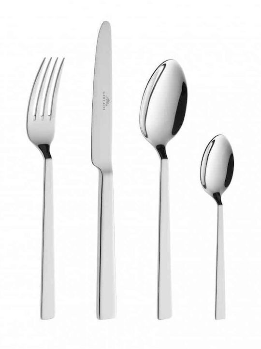 Gerlach Cutlery Set Stainless Silver 24pcs