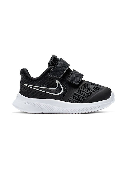 Nike Kids Sports Shoes Running Star Runner 2 with Velcro Black