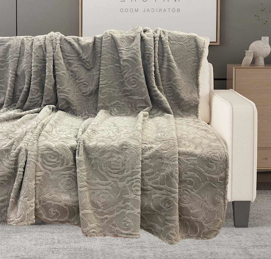 Linea Home Триместен диван Throw Rossa противоплъзгащо 180x300см. Мока