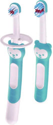 Mam Set Baby-Zahnbürsten für 5m+ 2 Stück Blau