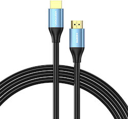Vention ALHSK Cabluri HDMI 2.0 HDMI De Sex Masculin - HDMI De Sex Masculin 8m Albastre Vention ALHSK Cabluri HDMI 2.0 HDMI De Sex Masculin - HDMI De Sex Masculin 8m Albastre