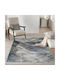 Saray Home Palermo Rug Rectangular with Fringes Grey - Blue