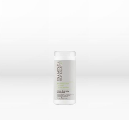 Paul Mitchell Clean Beauty Scalp Therapy Sampon De Par Păstrarea Culorii Pentru Păr Vopsit 50ml