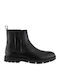 Leder Schwarz Herrenstiefel mit Reißverschluss