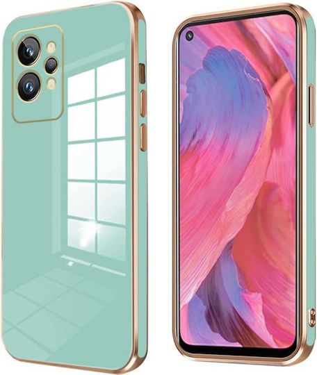 Bodycell Plated Back Cover Silicon cu Curea Auriu (Realme GT 2 Pro)