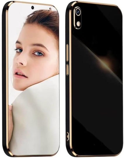 Bodycell Plated Umschlag Rückseite Silikon mit Band Gold (SAMSUNG A10, SAMSUNG M10)