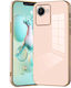 Bodycell Plated Back Cover Silicon cu Curea Aur...