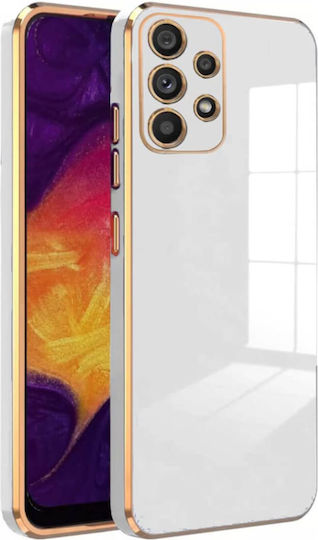Bodycell Plated Umschlag Rückseite Silikon mit Band Gold (Galaxy A23 4G / Galaxy A23 5G Galaxy A23 4G / Galaxy A23 5G)