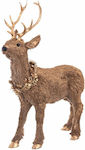 BigBuy Christmas Figure Deer Brown Height 40cm