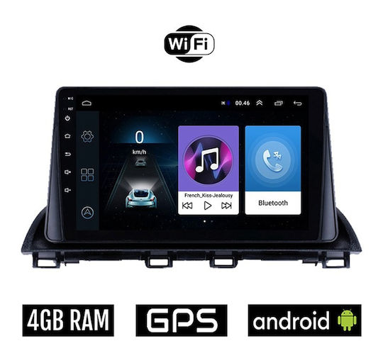 Car Audio System for Mazda CX-4 / 3 2014+ (Bluetooth/USB/AUX/WiFi/GPS/Apple-Carplay/Android-Auto) with Touch Screen 9"