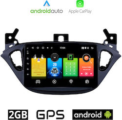 Car-Audiosystem für Opel Adam 2013+ (Bluetooth/USB/AUX/WiFi/GPS/Apple-Carplay/Android-Auto) mit Touchscreen 9"