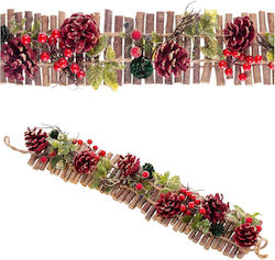 BigBuy Christmas Plastic Decorative Red 50x10x6cm.