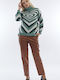 BelleFille Women's Long Sleeve Sweater with V Neckline Veraman