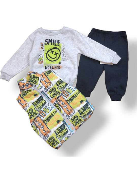 Kinder-Set mit Hose Winter 2Stück Lime