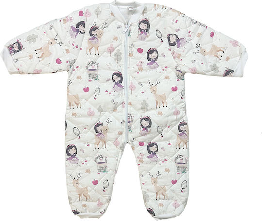 Bunny Bebe Χειμερινός Υπνόσακος με Πόδια 2.5 tog Λευκός