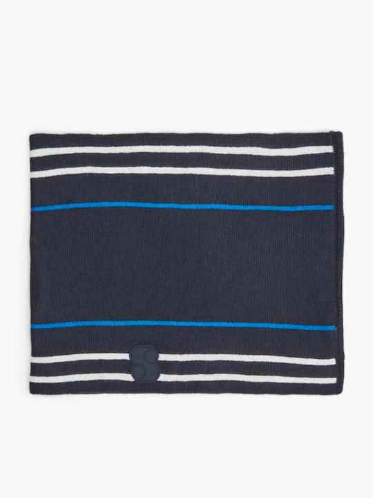 Kids Knitted Neck Gaiter Blue