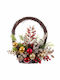 BigBuy Christmas Plastic Figure Basket