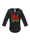 kirikoko Silent Night Yeah Right Christmas Long-Sleeved Black
