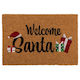 Out of the Blue Out of the Blue Entrance Doormat Welcome Santa Blue 40x60cm