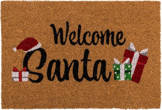 Out of the Blue Πατάκι Εισόδου Welcome Santa Μπλε 40x60εκ. Μπλε