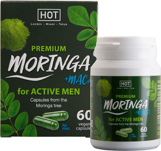 HOT Premium Moringa +maca Man Power 60 veg. caps